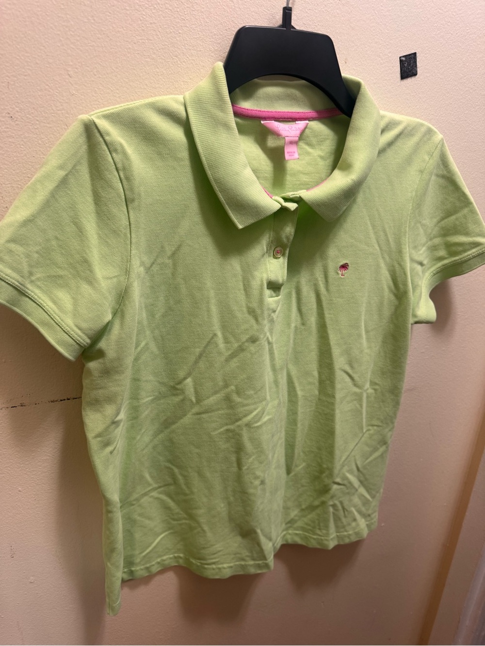 Lilly Pulitzer Light Green Polo Top size XL